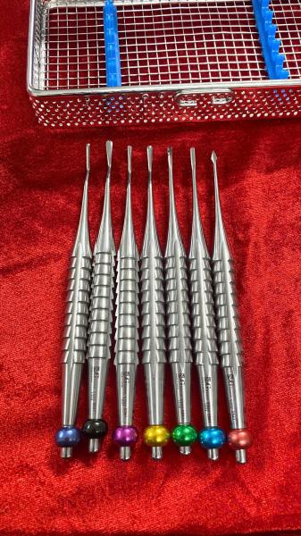 Bộ bẩy không sang chấn S&G (7 cây/ bộ)- hộp inox (bộ)