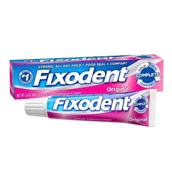 Keo gắn nền hàm giả Fixodent 24h